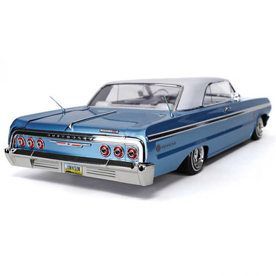 RER32894 Redcat SixtyFour Chevrolet Impala 1/10 RTR Scale Hopping Lowrider (Blue/White)