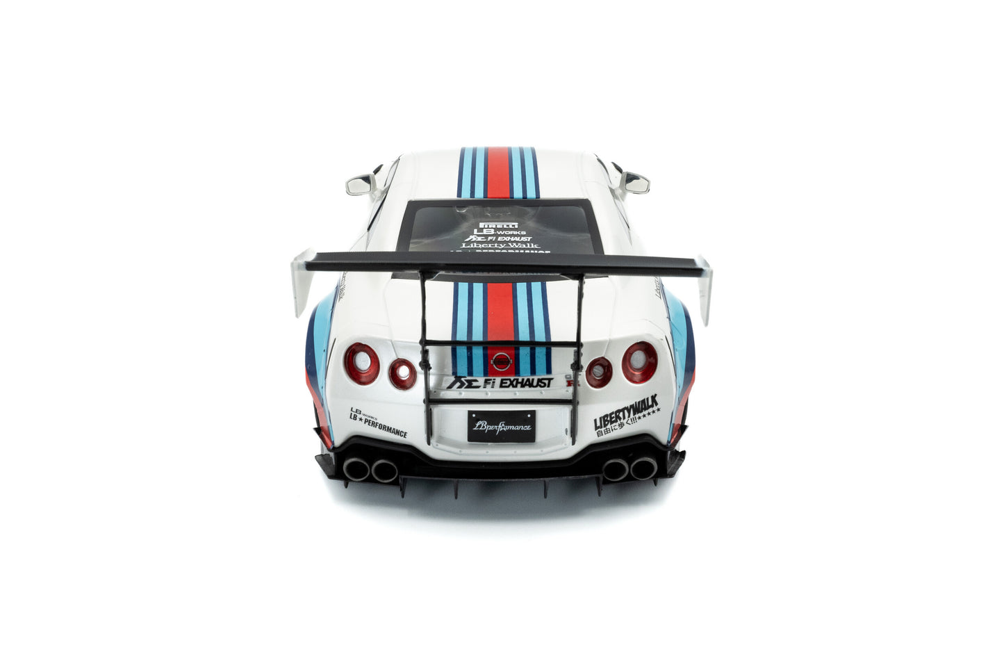 Solido S1805819 1:18 2024 Nissan Skyline GT-R R35 LBWK Liberty Walk MARTINI – White