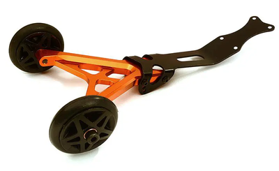 INTC28688ORANGE Billet Machined Wheelie Bar 1/10 4X4
