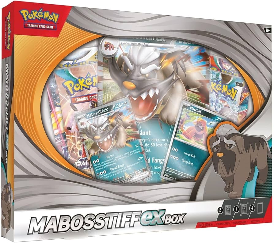 290-85589 Pokemon Mabosstiff EX Box