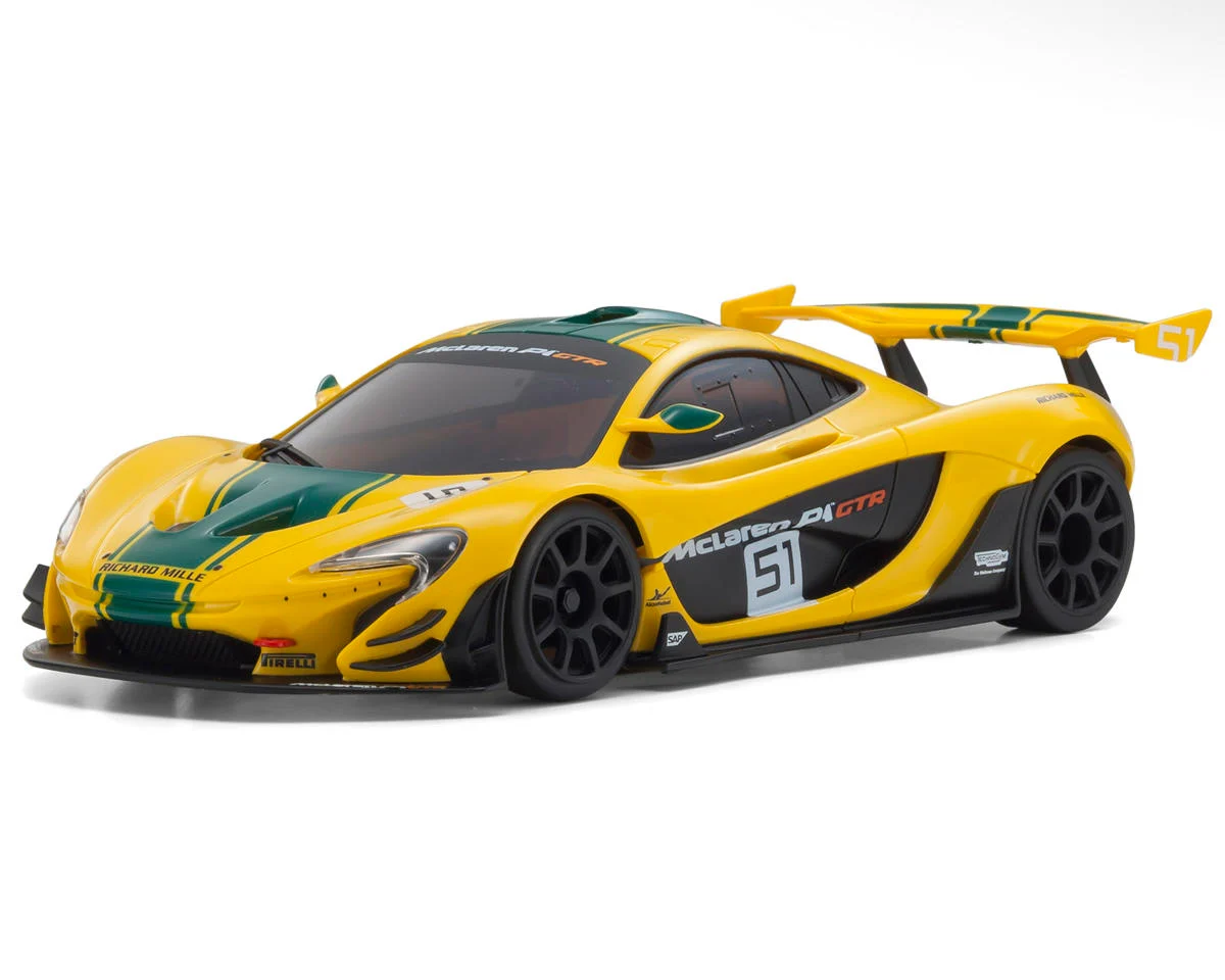KYO32375YG Kyosho MR-04 RWD Mini-Z Readyset w/McLaren P1 GTR Body (Yellow/Green)