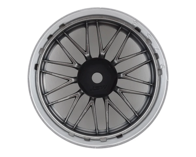 MST832102FS MST LM Wheel Set (Flat Silver) (4) (Offset Changeable) w/12mm Hex