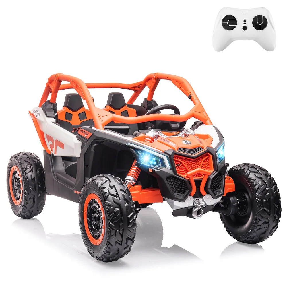 Can-Am 24V 4WD Premium Kids Ride On UTV With 2 24V Batteries