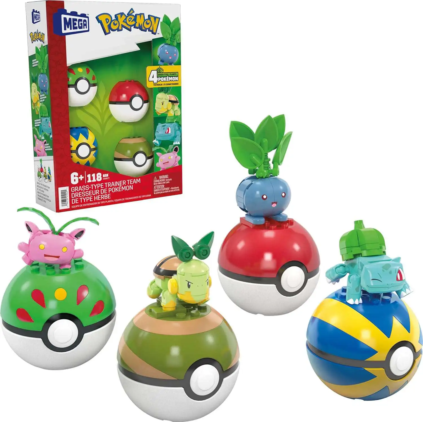 HWR77 Mega Pokemon Grass-Type Trainer Team