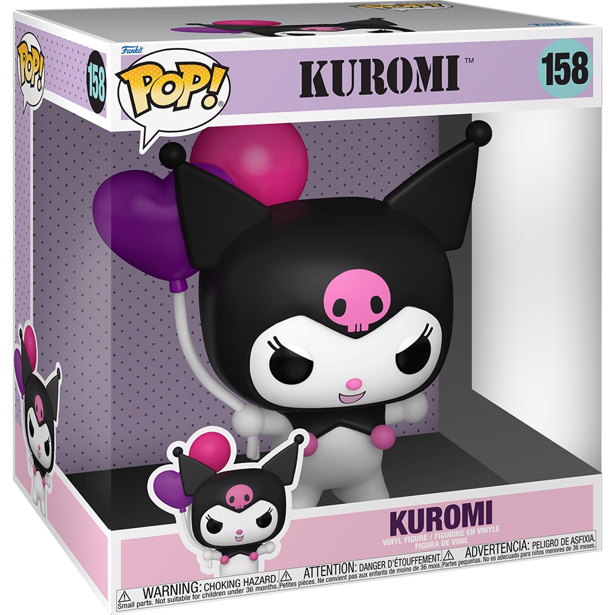 FU94087 Hello Kitty and Friends Kuromi Jumbo 10-Inch