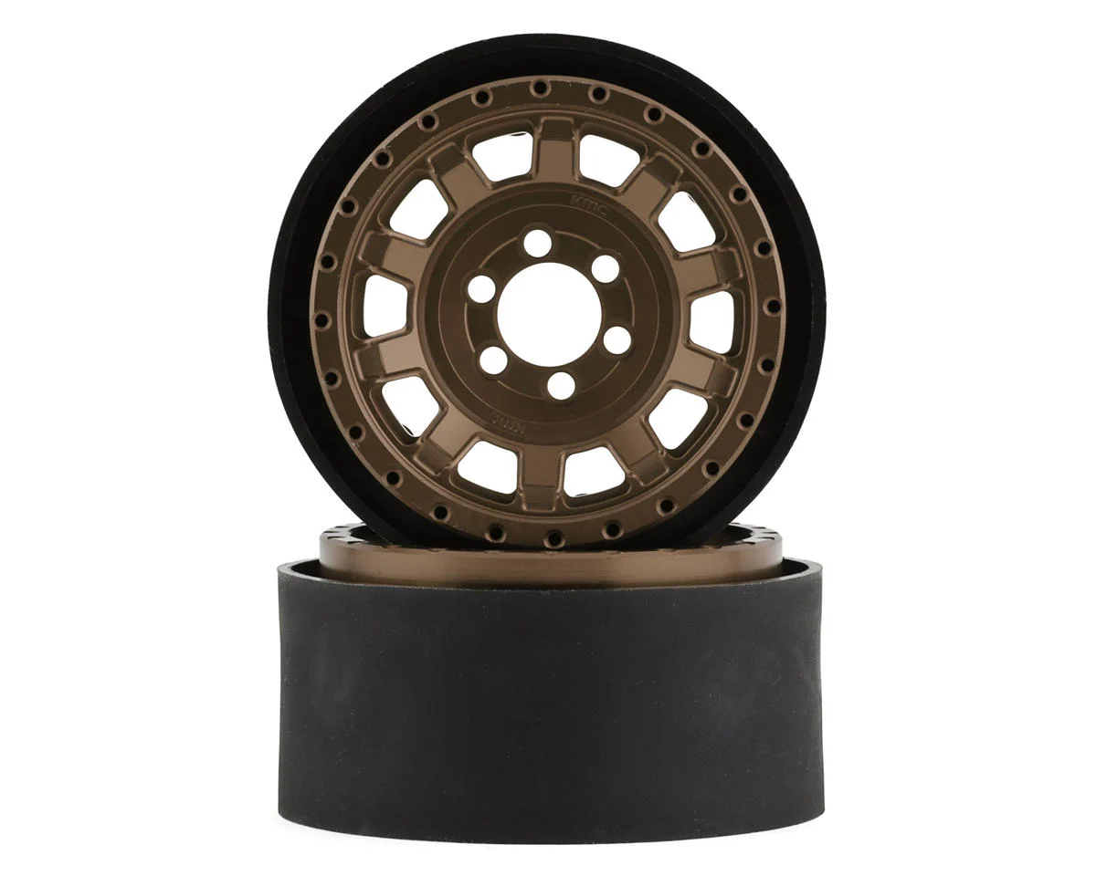 VPS08707 KMC KM236 Tank 2.2" Beadlock Crawler Wheels (Bronze) (2)
