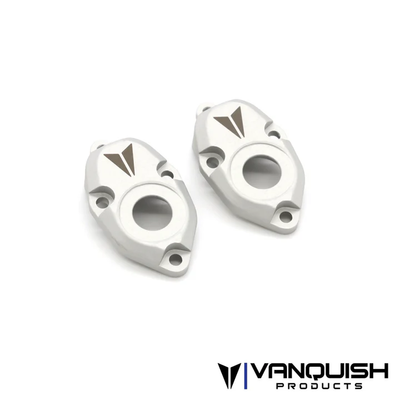 VPS08628 F10 Aluminum Portal Rear Axle Caps - Clear