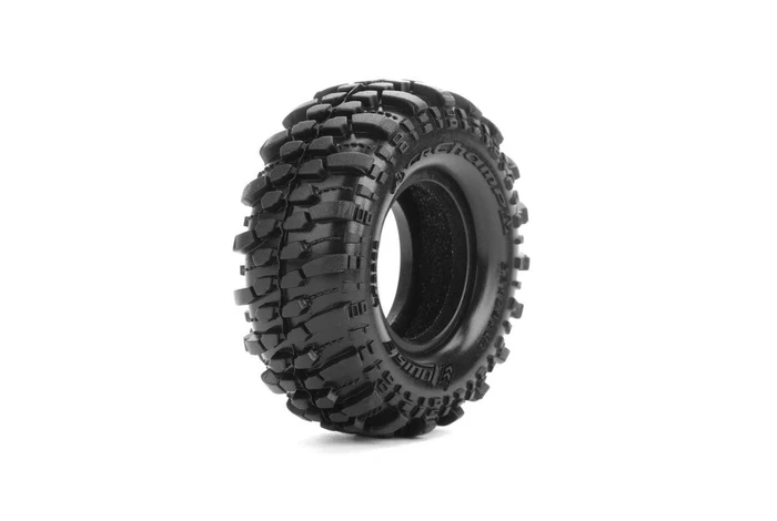L-T3366VI Louise R/C - CR-Champ 1/18, 1/24 1.0" Crawler Tires, Super Soft, Front/Rear (2)