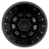 JCO3421B 9-Shot Short Course Dirt Oval Wheels (2) (Black) w/17mm Hex