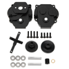 MEUS Racing TRX4M Aluminum Transmission with Steel Internal Gears (Black)