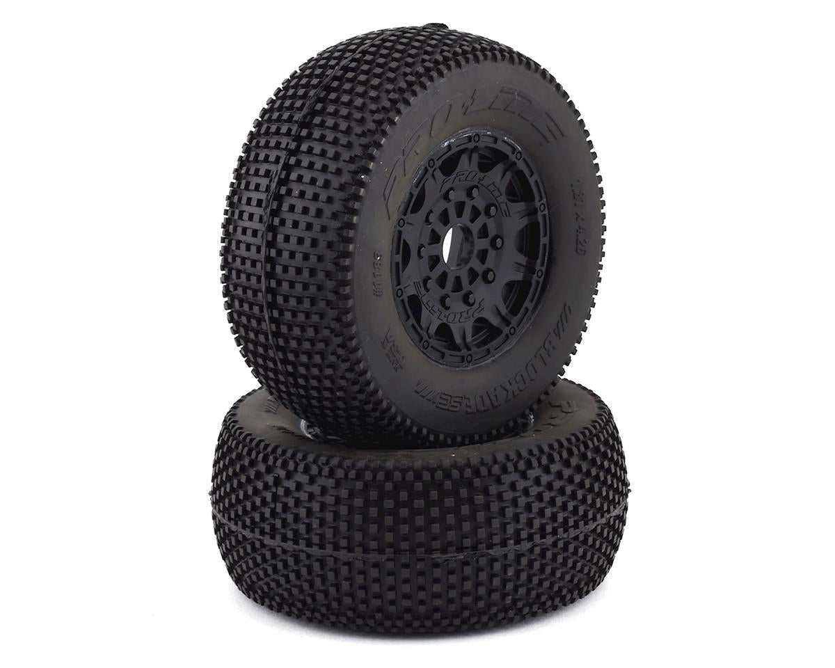 PRO1183-24 Blockade SC Tires w/Raid Wheels (2) (Black) w/17mm Hex