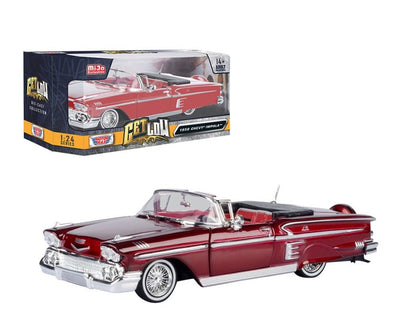 Jada 79025MJ-MRD 1958 Chevy Impala