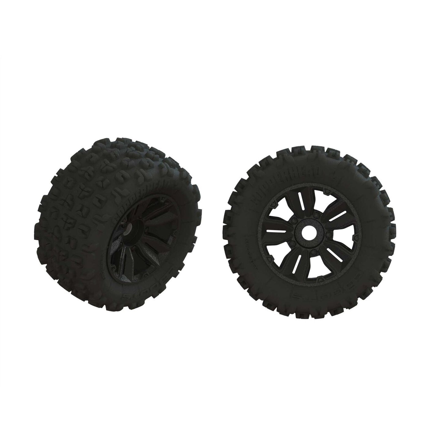 ARA550061 1/5 dBoots Copperhead2 SB MT Front/Rear 3.9 Pre-Mounted Tires, 24mm Hex (2)
