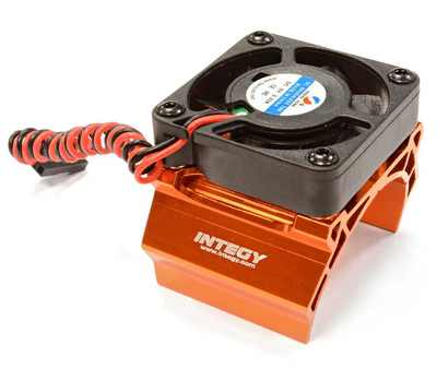 INTC25791ORANGE High Speed Cooling Fan & Heatsink Mount for 40mm O.D. Motor