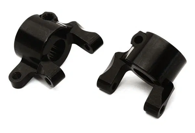 INTC27157BLACK Billet Machined Alloy Front Caster Blocks