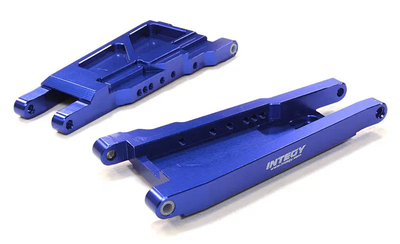 INTC26521BLUE Billet Machined Lower Suspension Arms 1/10 4X4 LCG