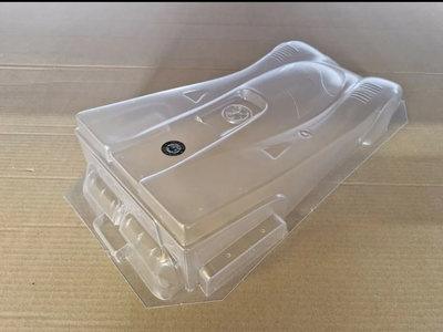 917-B1 Delta Plastik 1/10 Porsche 917 Speed Run Body - Clear 2mm (w/ Decals)