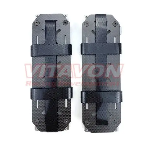 VITAVON DBXL034 - Carbon Fiber Battery Tray & Strap Set