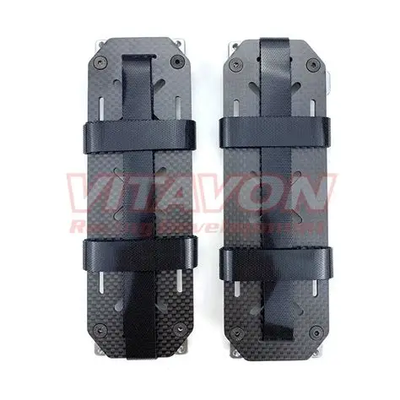 VITAVON DBXL034 - Carbon Fiber Battery Tray & Strap Set