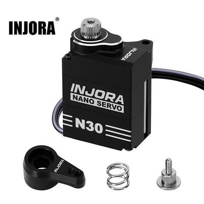 INJS-N30 INJORA Aluminum N30 NANO Servo with Servo Saver for 1/30 SCX30