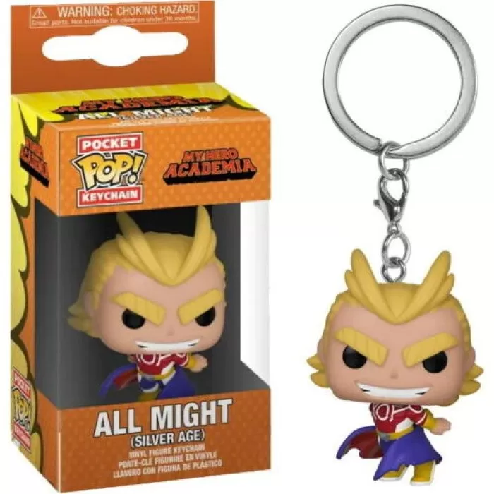 FU43452 My Hero Academia-All Might (Silver Age) Keychain