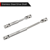 SCX24-153SR INJORA Stainless Steel Drive Shafts with D Shaped Hole for SCX24 Gladiator Power Wagon