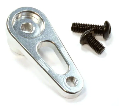 INTC25839SILVER Billet Machined Alloy Servo Horn 23T