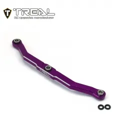 X003KIQKBN TREAL TRX-4M Front Steering Link, Aluminum 7075 CNC Machined Upgrades for 1/18 TRX4M Defender Bronco-Purple