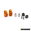IRC00515 S8E Machined Aluminum Shock Cap - Orange