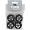 1RC5561 1RC Racing Pre-Mounted 1/18 Asphalt Late Model Hoosier Tires (Chrome) (4) (F/R) (Standard)