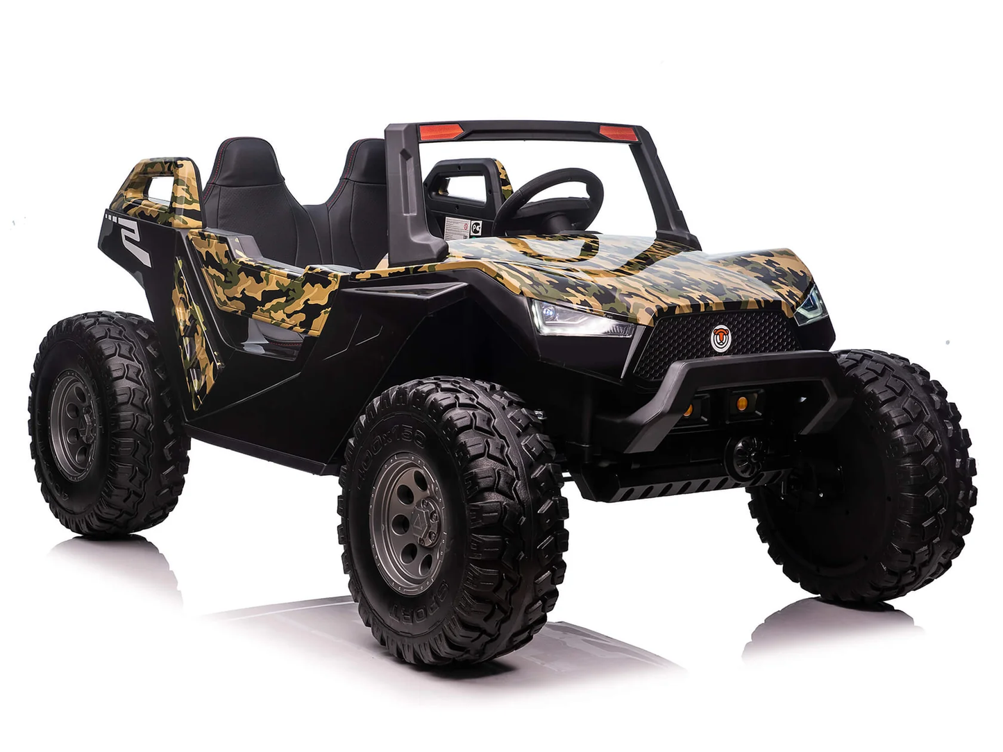 Clash 24V 4WD All Terrain Kids Ride On Buggy With MP4 And Air Blower