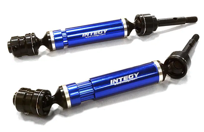 INTC26505 BLUE Dual Joint Telescopic Rear Drive Shafts for TRX 1/10