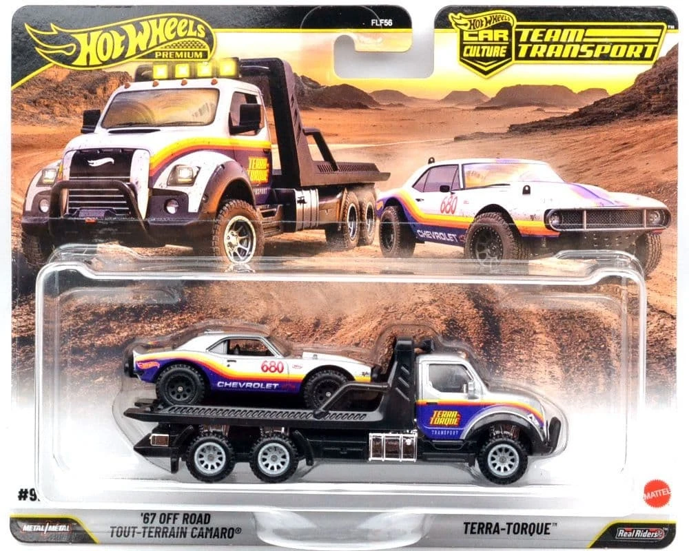 HWJHX93 HotWheels 67 Off Road Tout-Terrain Camaro & Terra Torque