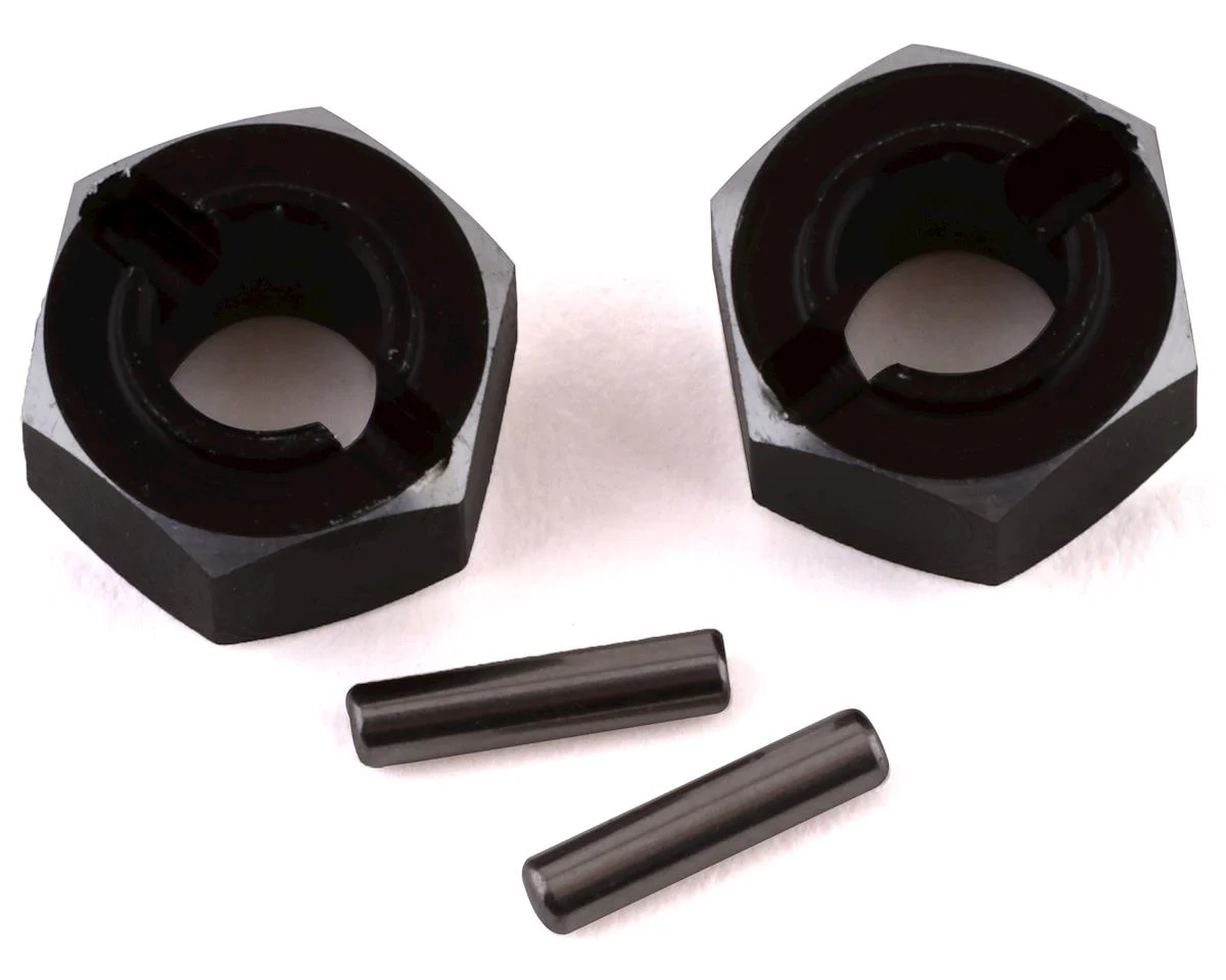 LOS312004 Mini-T 2.0 Aluminum Rear Hex Set (Black)