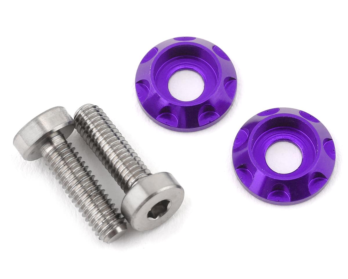 175-10456 175RC 3x10mm "High Load" Titanium Motor Screws (Purple)