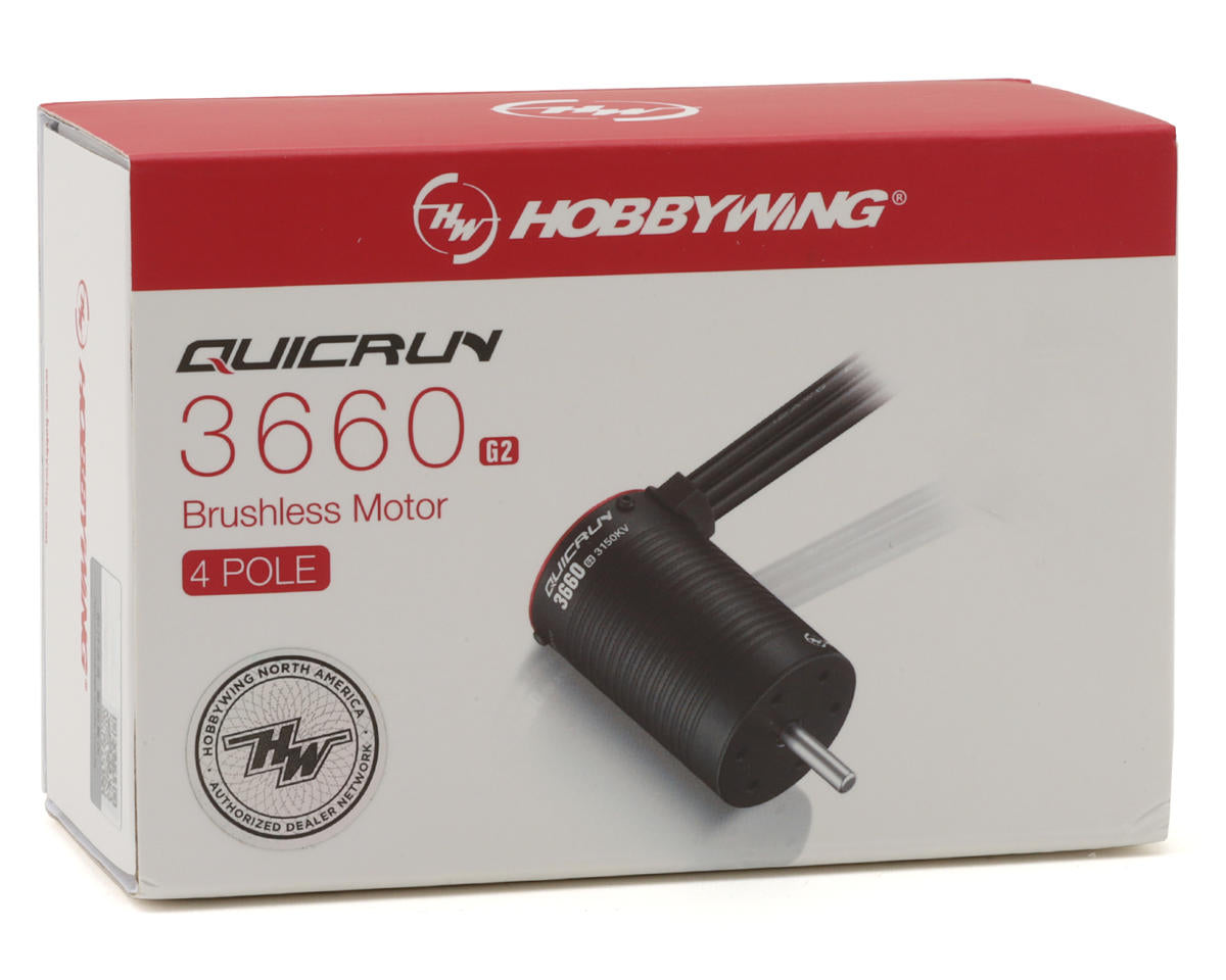 HWA30404501 Hobbywing QuicRun 3660SL G2 Sensorless Brushless Motor (3700kV)
