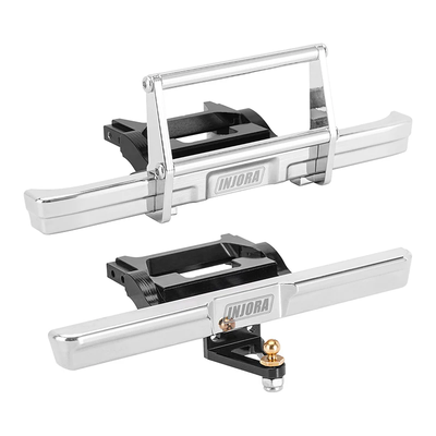 4M-83FR INJORA CNC Aluminum Front Rear Bumper for 1/18 TRX4M High Trail K10
