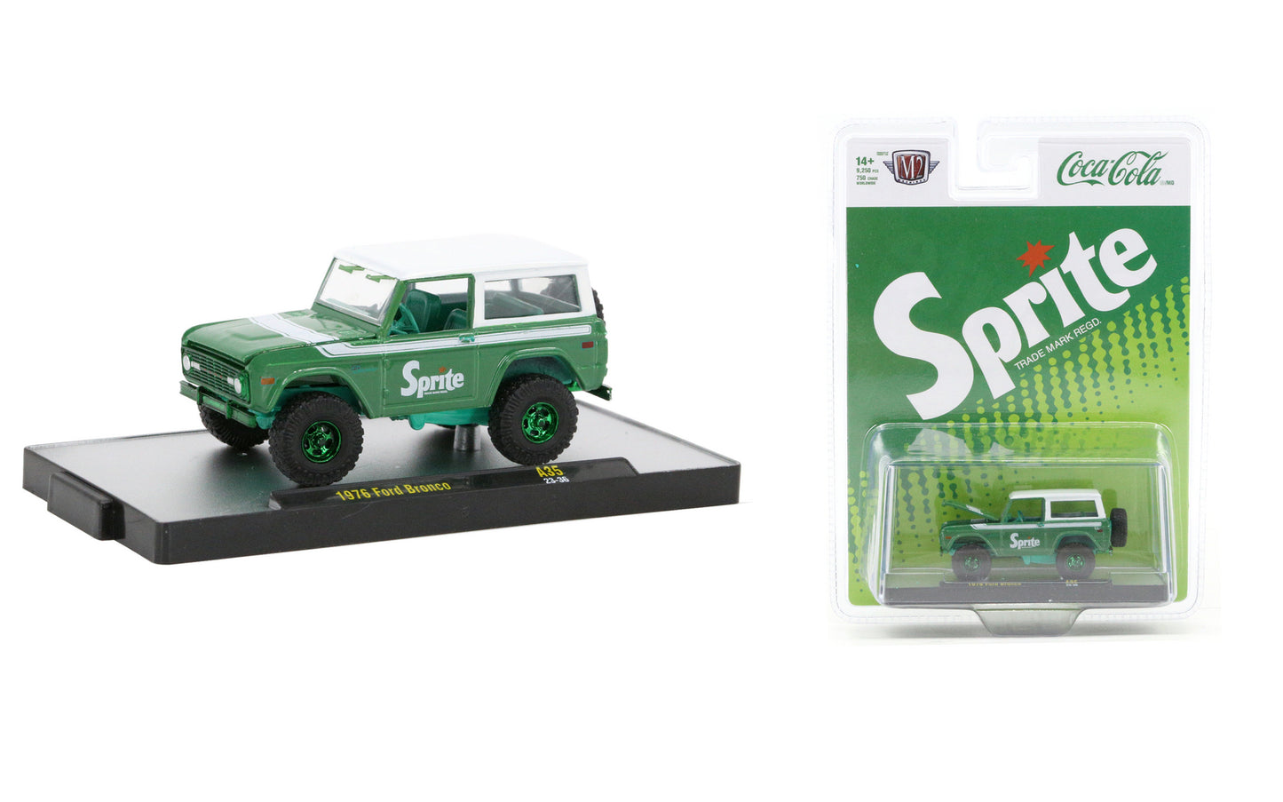 M2Machines 52500-A35 1:64th Scale Sprite 1976 Ford Bronco CHASE!