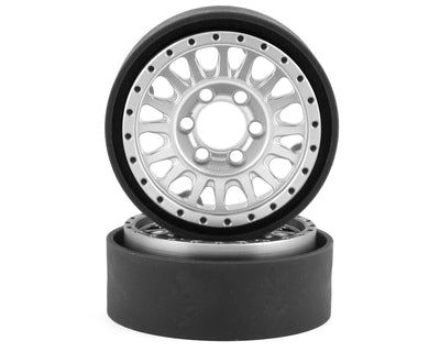 VPS07802 KMC KM445 Impact 1.9" Beadlock Crawler Wheels (Clear) (2)