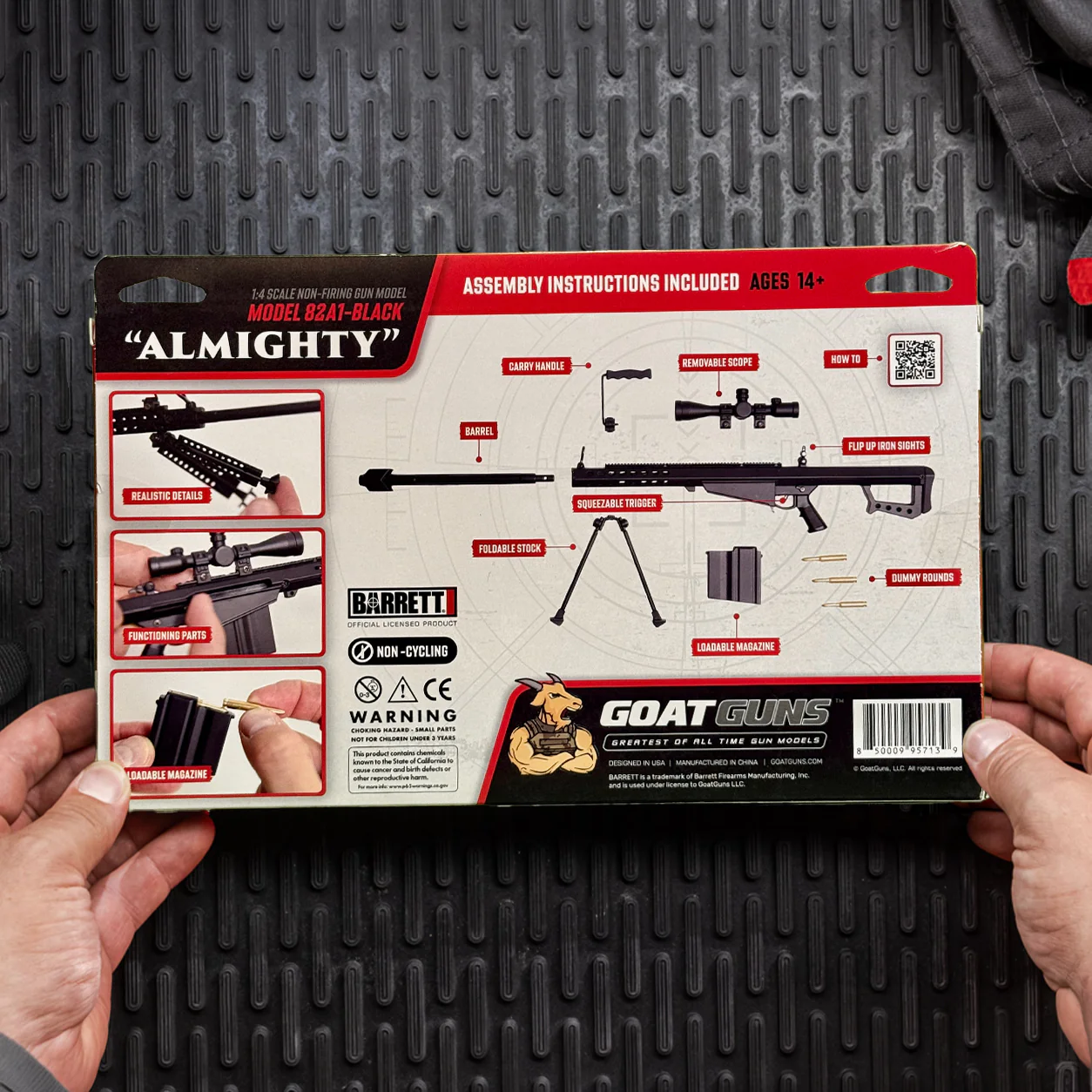 GoatGuns BARRETT 50cal Model - Black