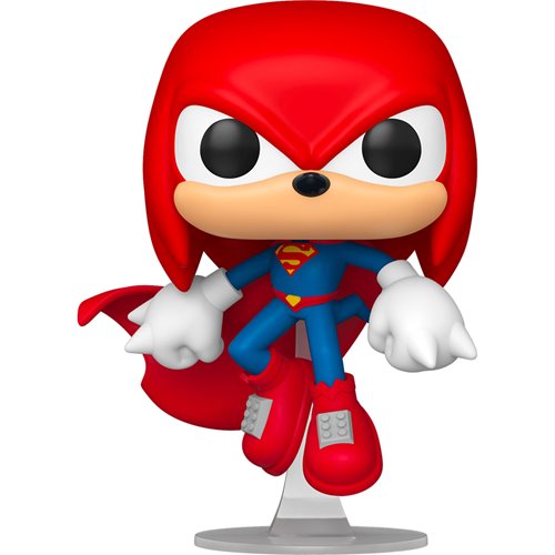 FU88908 Justice League x Sonic the Hedgehog Knuckles as Superman Funko Pop! #596