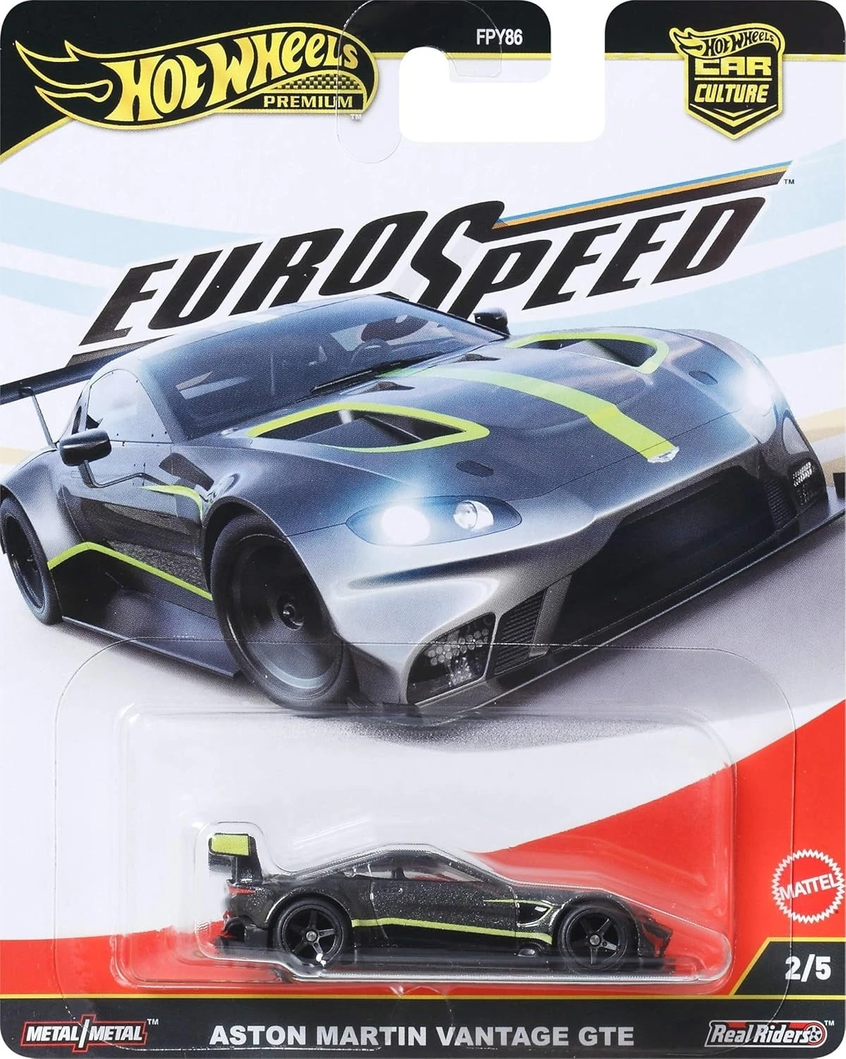 HWJBK76 Hot Wheels Premium EuroSpeed Aston Martin Vantage GTE
