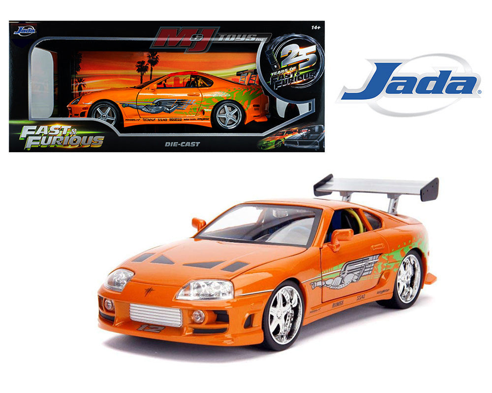 Jada 37770 1:18 Fast & Furious 1993 Toyota Supra – Orange