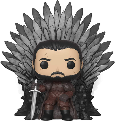 FU37791 GOT- JON SNOW W/THRONE
