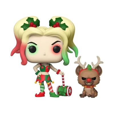 FU50656 Holiday Harley Quinn with Helper