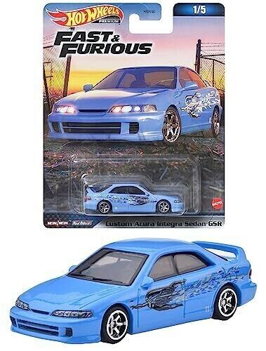 HWHNW46 Fast & Furious Custom Acura Integra Sedan GSR Blue