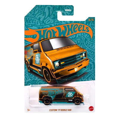 HWHDH54 Pearl & Chrome Custom '77 Dodge Van CHASE!