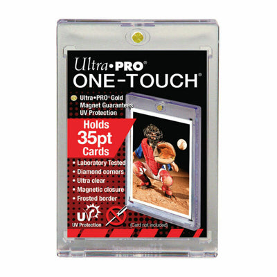 Magnetic Card Holders 35pt One Touch Card Holders. UV Protection Hard Plastic Display Case.