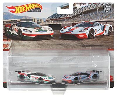 HWHCY72 1:64 Premium Car Culture 2 PK Ford GT