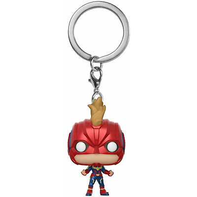 FU36439 Captain Marvel w/Helmet Keychain